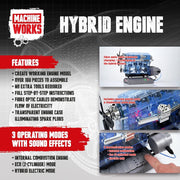 Haynes HMWHY14 Machine Works 4 Cylinder Hybrid Engine Construction Kit