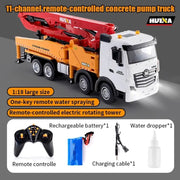 Huina 1/18 RC Concrete Pump Truck (Yellow)