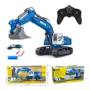 Huina HN1558-BLUE 1/18 RC Excavator Blue