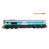 Hornby R30428 OO Railroad Plus: Class 66 - Aggregates industries - 67711 Sence Diesel Locomotive