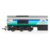 Hornby R30428TXS OO Railroad Plus: Class 66 - Aggregates Industries - 67711 Sence Digital Diesel Locomotive (DCC Sound Fitted)
