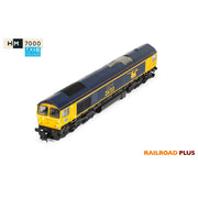 Hornby R30429TXS OO Railroad Plus: Class 66 - GBRf - Chinook 66723 Digital Diesel Locomotive (DCC Sound Fitter)