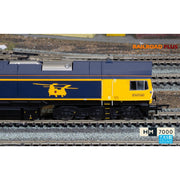 Hornby R30429TXS OO Railroad Plus: Class 66 - GBRf - Chinook 66723 Digital Diesel Locomotive (DCC Sound Fitter)