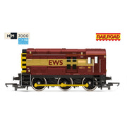 Hornby R30430TXS OO Railroad: Class 08 - EWS - 08512 Digital Diesel Locomotive (DCC Sound Fitted)