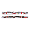 Hornby R30446 OO Greater Anglia - Class 755-4 FLIRT Pride Livery 4 Car Train Pack
