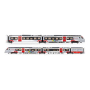 Hornby R30446 OO Greater Anglia - Class 755-4 FLIRT Pride Livery 4 Car Train Pack