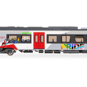 Hornby R30446 OO Greater Anglia - Class 755-4 FLIRT Pride Livery 4 Car Train Pack