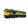 Hornby R30531 OO RailRoad Freightliner Class 66 'Freightliner 60' 66601 Locomotive