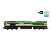 Hornby R30531TXS OO RailRoad Freightliner Class 66 'Freightliner 60' 66601 Locomotive DCC Sound Fitted