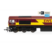 Hornby R30532TXS OO RailRoad EWS Class 66 'Lafarge Charnwood' 66022 Locomotive DCC Sound Fitted