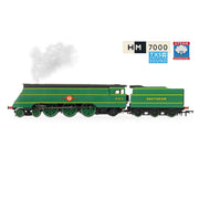 Hornby R30560SS OO SR Merchant Navy Class Cunard White Star Line 21C4 Steam Locomotive with Steam Generator & DCC Sound Fitted