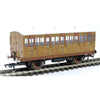 Hornby R40104A OO GNR 4 Wheel Coach 3rd Class Fitted Lights 1505