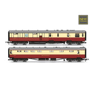 Hornby R40470 OO BR - Kitchen and Buttery Car & Composite Restaurant White Horse - Coach Twin Pack