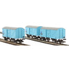 Hornby R60115 OO 12T Fish Van Three Pack BR
