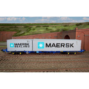 Hornby R60126 OO Gauge Safmarine and Maersk Container Pack (1x20ft and 1x40ft Containers)