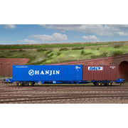 Hornby R60128 OO DAL and Hanjin Container Pack 1 2pc0ft and 1 x 40ft Containers