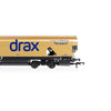 Hornby Drax Biomass Wagon Gold Livery Drax 50th Anniversary