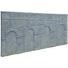 Hornby R7375 OO High Stepped Arched Retaining Walls 2pc Engineers Blue Brick