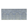 Hornby R7385 OO Mid Level Arched Retaining Walls 2pc Engineers Blue Brick