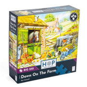 House of Puzzles Down on the Farm Large Format 250pc Jigsaw Puzzle