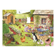 House of Puzzles Grandmas Garden Large Format 500pc Jigsaw Puzzle
