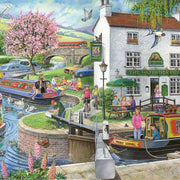 House of Puzzles By the Canal Find the Difference 1000pc Jigsaw Puzzle