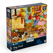 House of Puzzles Dog Tired 1000pc Jigsaw Puzzle