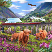 House of Puzzles Glenfinnan Ladies Large Format 500pc Jigsaw Puzzle