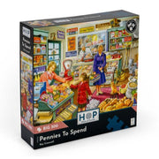 House of Puzzles Pennies to Spend Large Format 500pc Jigsaw Puzzle