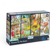 House of Puzzles Seasons on the Green 4 x 500pc Jigsaw Puzzle Multipack
