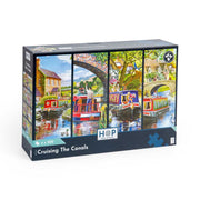 House of Puzzles Cruising the Canals 4 x 500pc Jigsaw Puzzle Multipack