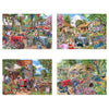 House of Puzzles Farmer's Friend 4 x 250pc Jigsaw puzzle Multipack