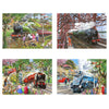 House of Puzzles Steaming Along 4 x 500pc Jigsaw Puzzle Multipack