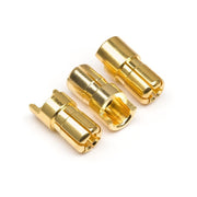 HPI 101952 Male Gold Connectors (6.0mm Dia) (3 pcs)