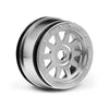 HPI 108321 Tr-10 Glue-Lock Wheel Matte Chrome (120X60mm/2pcs)