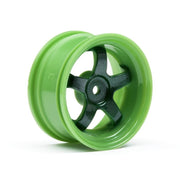 HPI 111090 Work Meister S1 Wheel Green (3mm Offset/2pcs)