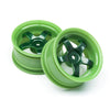HPI 111090 Work Meister S1 Wheel Green (3mm Offset/2pcs)