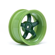 HPI 111091 Work Meister S1 Wheel Green (6mm Offset/2pcs)