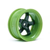 HPI 111100 Work Meister S1 Wheel Green (9mm Offset/2pcs)