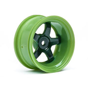 HPI 111100 Work Meister S1 Wheel Green (9mm Offset/2pcs)