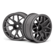 HPI 112812 Rtr Wheel 26mm Gunmetal (6mm Offset/2pcs)