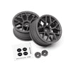 HPI 112812 Rtr Wheel 26mm Gunmetal (6mm Offset/2pcs)