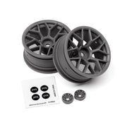 HPI 112812 Rtr Wheel 26mm Gunmetal (6mm Offset/2pcs)