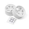 HPI 112813 Hre C106 Wheel 26mm White (6mm Offset/2pcs)