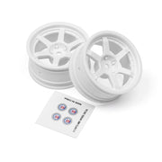 HPI 112813 Hre C106 Wheel 26mm White (6mm Offset/2pcs)