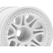 HPI 113339 Split 8 Truck Wheel (White/2pcs)