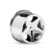 HPI 114279 Q32 Super Star Wheel Set F/R (Chrome18X10/18X14/4pcs)