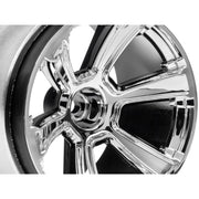HPI 115324 6-Shot Mt Wheel (Chrome/2pcs)