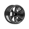 HPI 115327 6-Shot Mt Wheel (Black/2pcs)