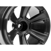 HPI 115327 6-Shot Mt Wheel (Black/2pcs)